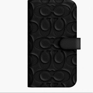 COPY - Coach Leather Folio Case for iPhone 13 Pro Max - New